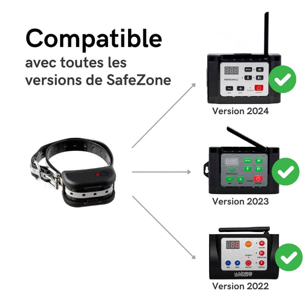 Collier récepteur additionnel pour anti-fugue sans-fil SafeZone™
