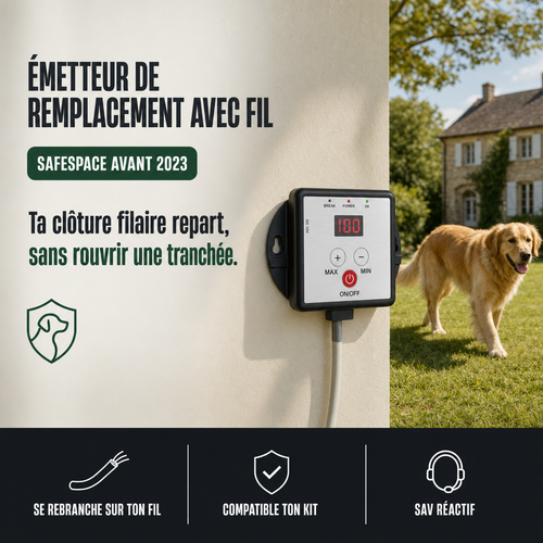 Émetteur de remplacement filaire SafeSpace PERROWALL : le bénéfice essentiel