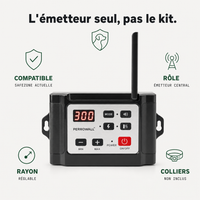 Émetteur SafeZone, boîtier sans fil de rechange PERROWALL : caractéristiques clés