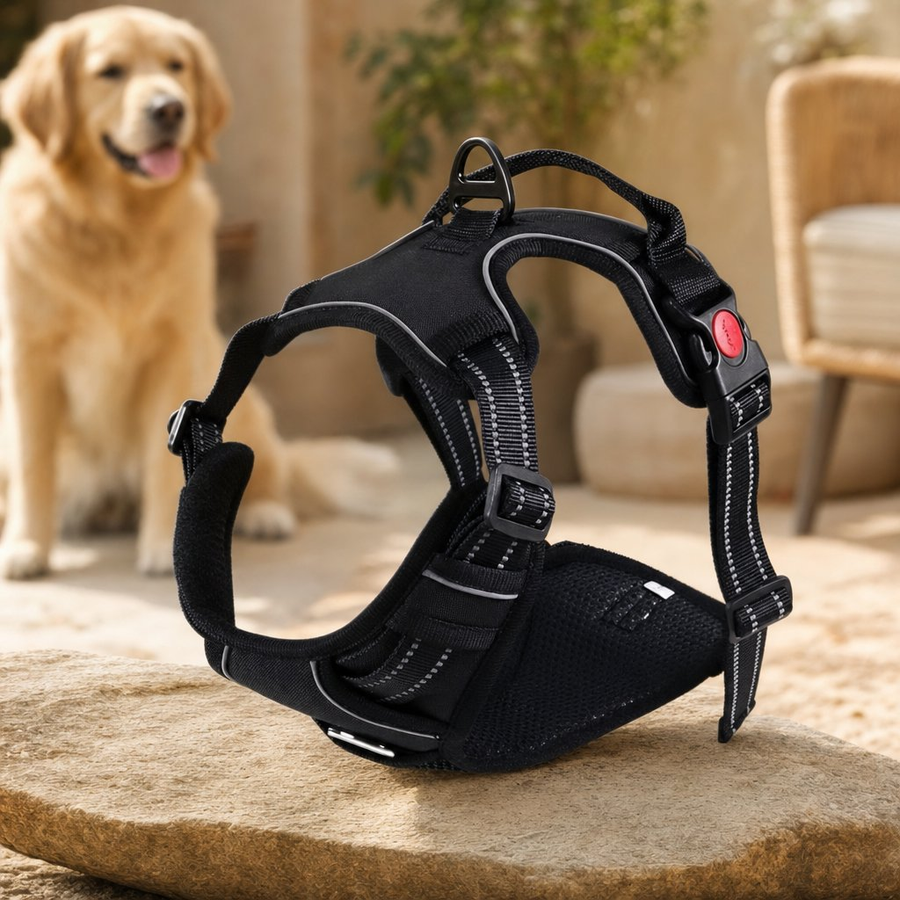 Harnais anti-traction chien, confort et contrôle