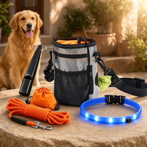 Kit d’accueil chien, 4 essentiels PERROWALL : le pack complet