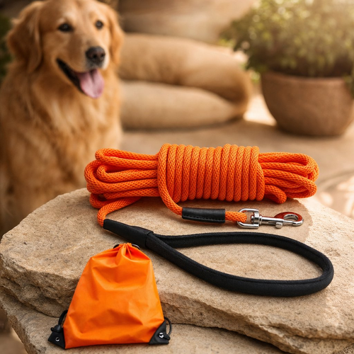 Laisse de travail longe chien, rappel en liberté