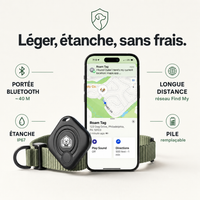SafeTrack, traceur Apple Find My pour chien et chat PERROWALL : caractéristiques clés