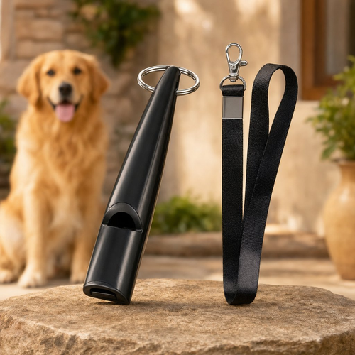 Sifflet de rappel ultrasons chien, signal clair